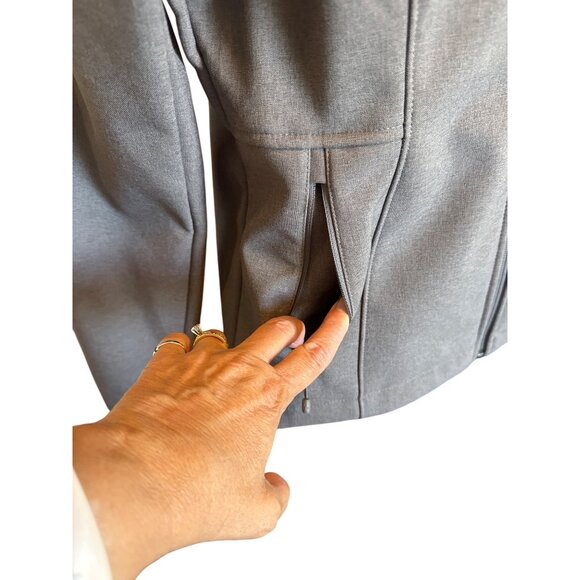 The North Face Apex Bionic 2 Softshell Jacket Women's Small Gray Windproof - Picture 7 of 14